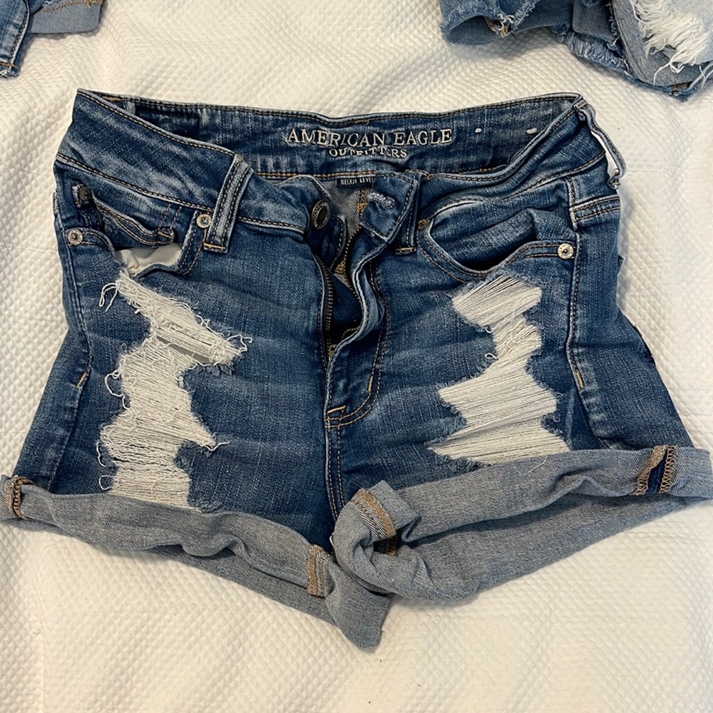 American Eagle next level stretch X high-rise Shortie size 6